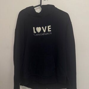 LOVE Canyon Ranch Black Hoodie~ rare under armor collab